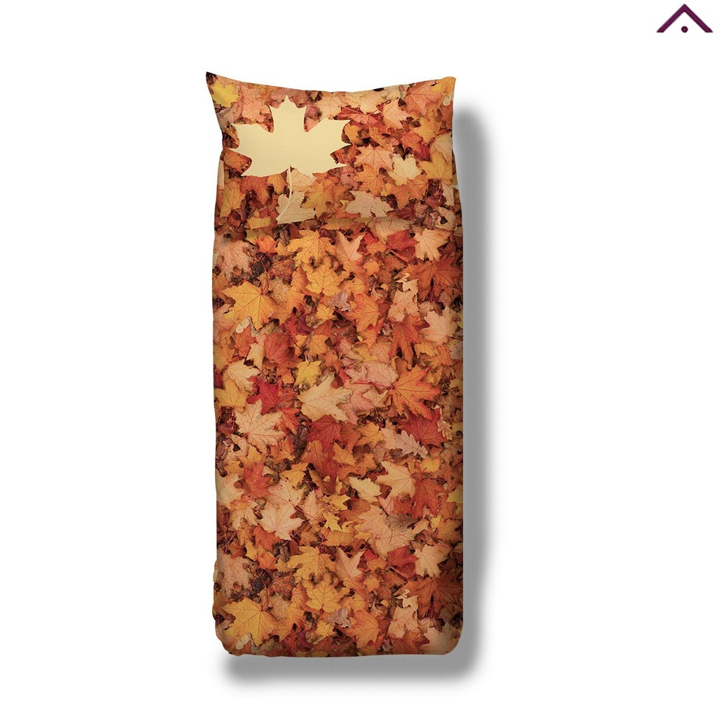Parure Copripiumino - Vento D'autunno - Tela Cotone 150tc - Happidea - F1 071147110 - 2583