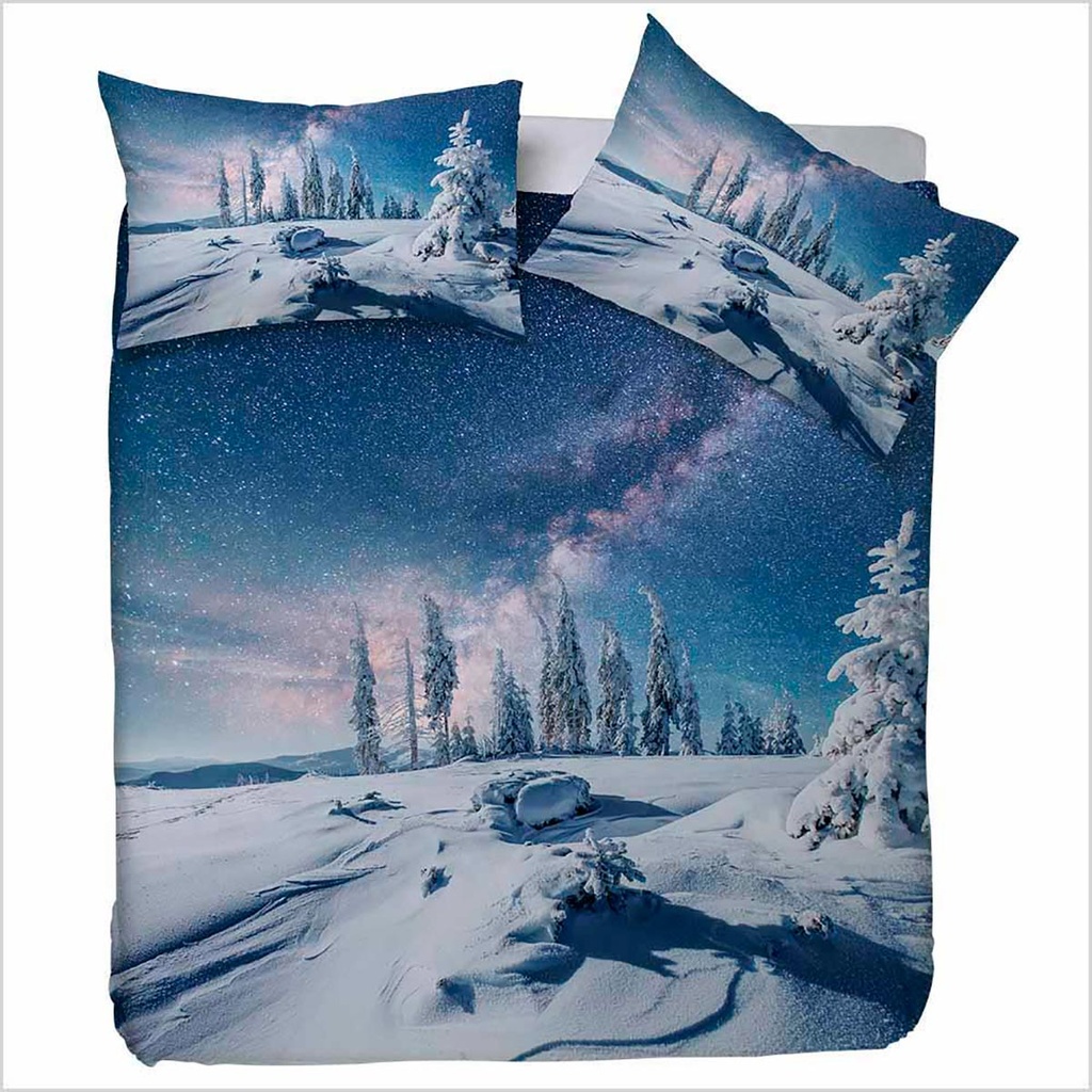 [F1 071147110022723 08K] Parure Copripiumino - Siusi - Tela Cotone 150tc - Happidea - F1 071147110 - 2723