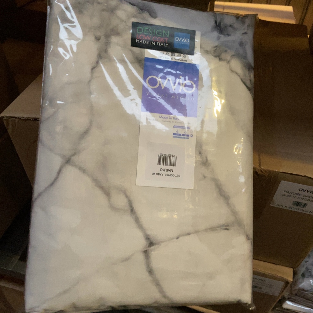 Parure Copripiumino - Marmo - Raso 200tc - F1 071389110 - 0202