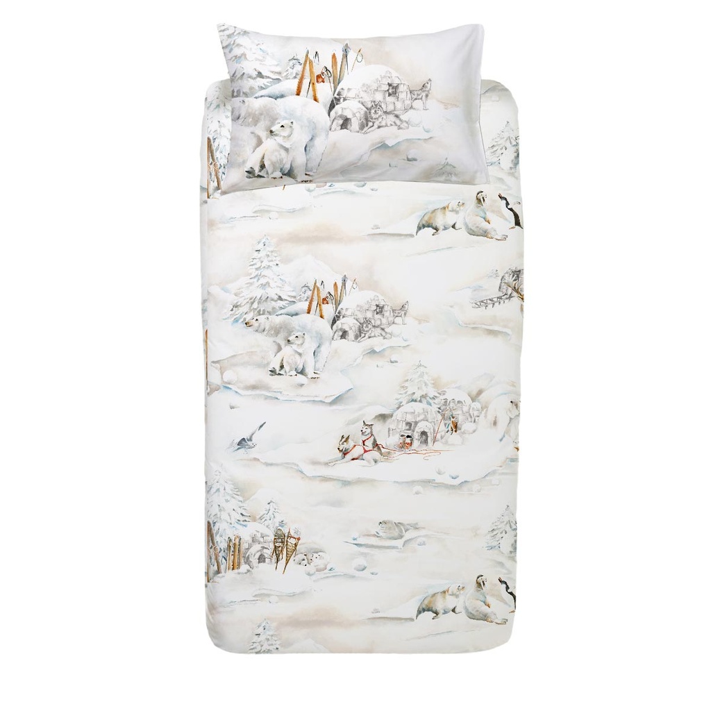 Parure Copripiumino - Polo Nord - Flanella - Happidea - F1 072146510 - 9669