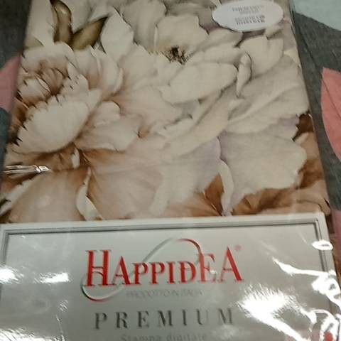 Parure Copripiumino - Peonie - Tela Cotone 150tc - Happidea - F1 076543710 - 9722