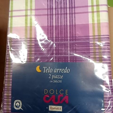 [F1 101432510037314 24K] Telo Arredo - Villasimius Villa - Tela Cotone 150tc - Happidea - F1 101432510 - 7314