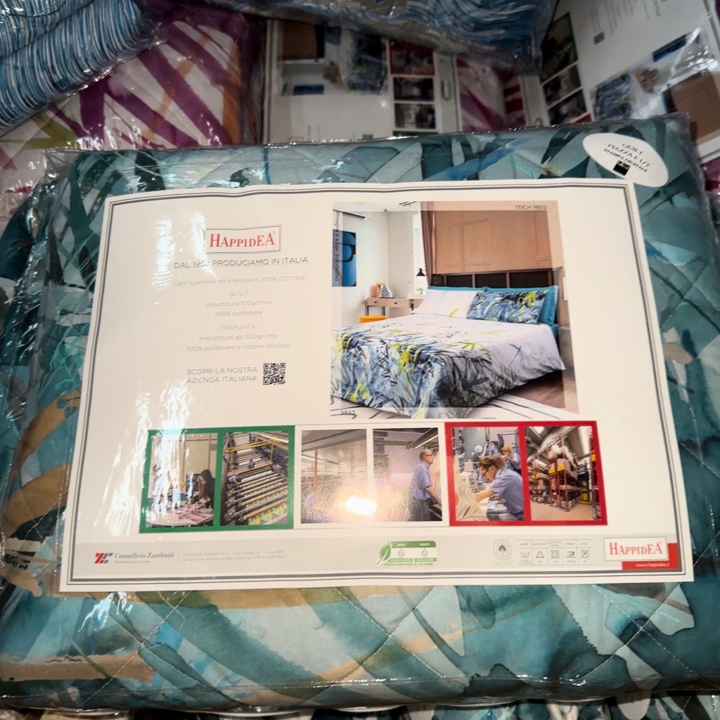 [F1 511176510029852 03K] Quilt - Tei - Tela Cotone 150tc - Happidea - F1 511176510 - 9852