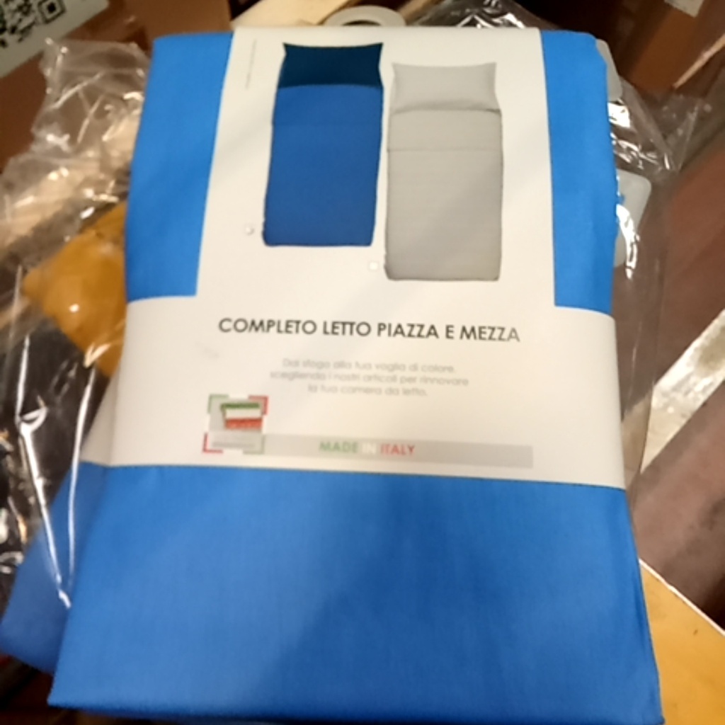 Completo Letto - Tinta Unita - Tela Cotone 150tc - Happidea - F2 051459810