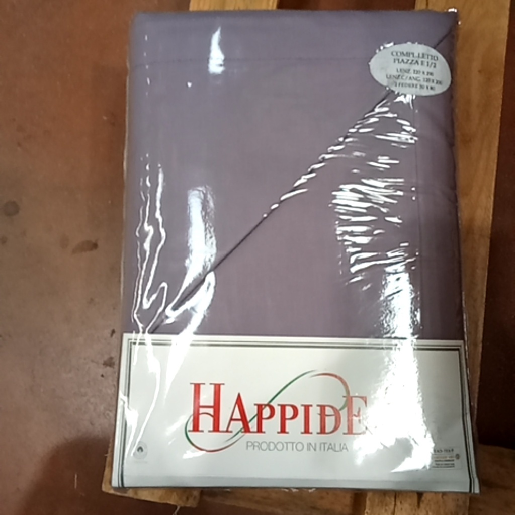 Completo Letto - Tinta Unita - Tela Cotone 150tc - Happidea - F2 051600010