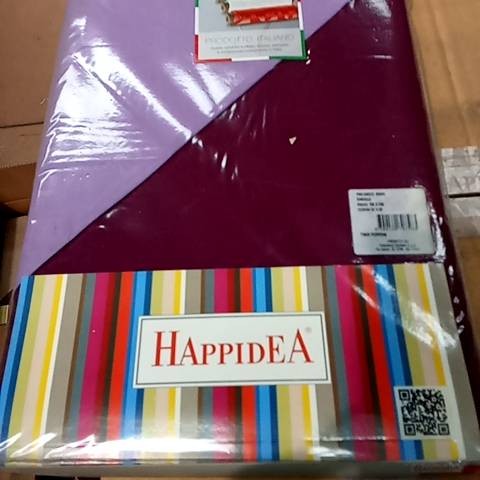 Parure Copripiumino - Tinta Unita - Tela Cotone 150tc - Happidea - F2 071131110