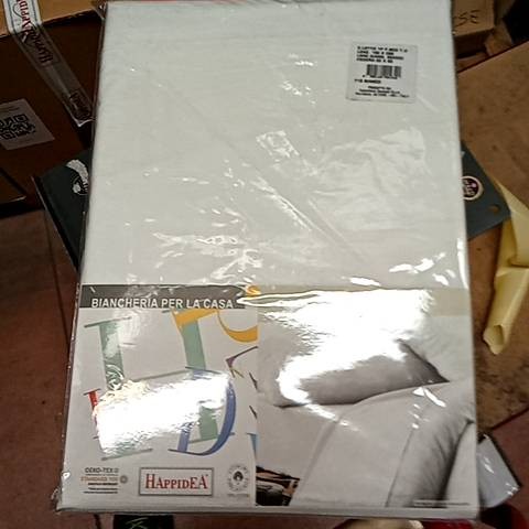 Completo Letto - Tinta Unita - Tela Cotone 150tc - Happidea - F2 911174510