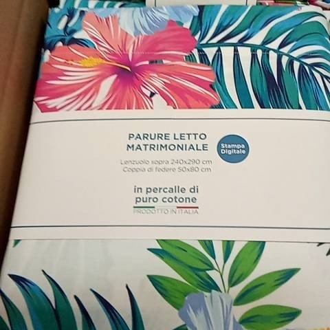 [8300160441845-1738846489983] Parure Letto - Tinta Unita - Percalle 200tc