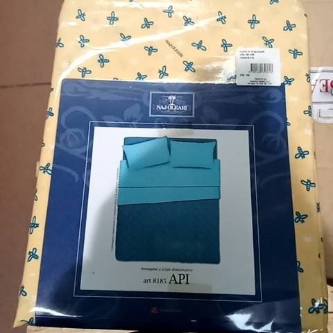 [F1 041432310028185 15K] Parure Letto - Api - Tela Cotone 150tc - Happidea - F1 041432310 - 8185