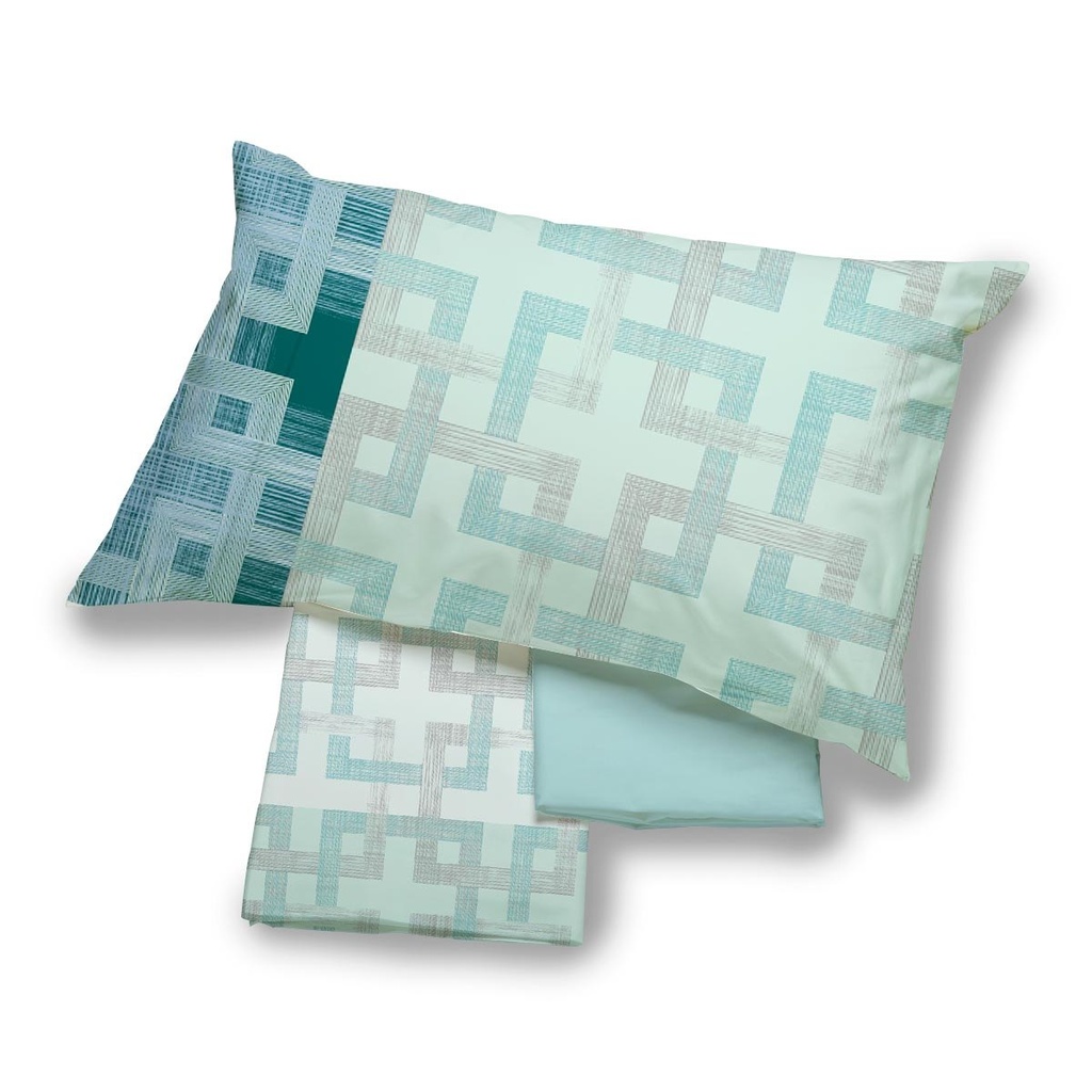 Completo Letto - Malta - Tela Cotone 150tc - Happidea - F1 051129210 - 9554