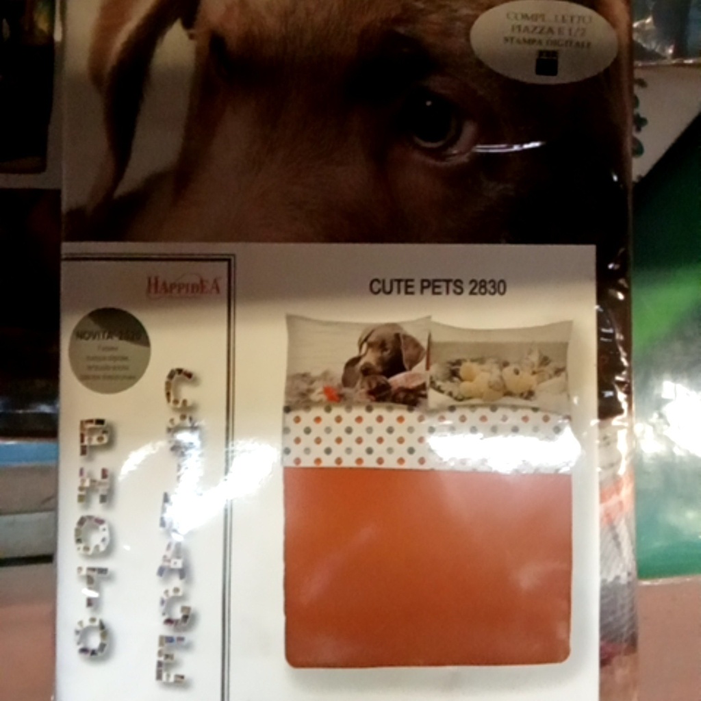 Completo Letto - Cute Pets - Tela Cotone 150tc - Happidea - F1 051142410 - 2830