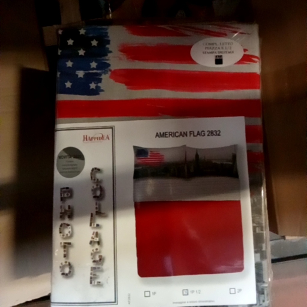 Completo Letto - American Flag - Tela Cotone 150tc - Happidea - F1 051142410 - 2832