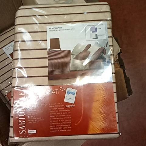 Completo Letto - Vermiglio - Tela Cotone 150tc - Happidea - F1 051432410 - 7291