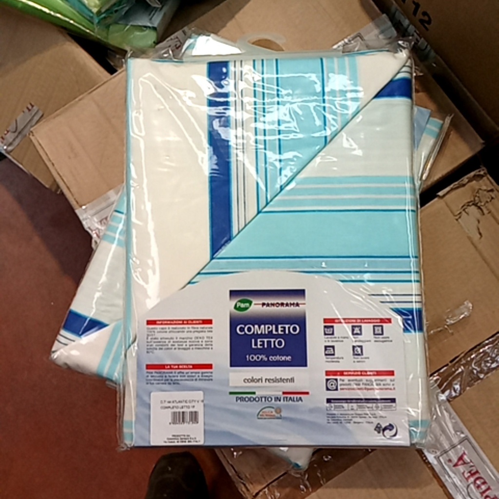 Completo Letto - Check - Tela Cotone 150tc - F1 051461510 - 8569