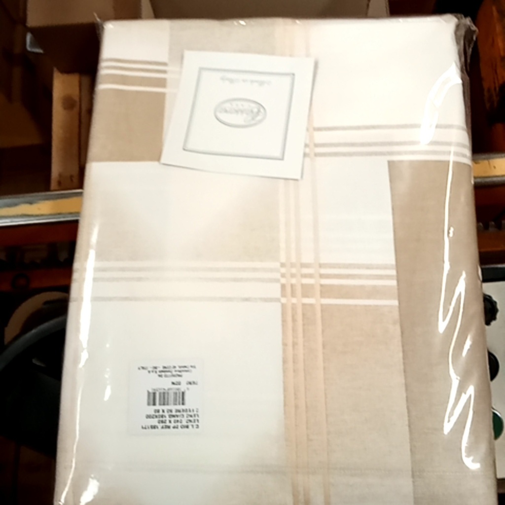 Completo Letto - Regent St. - Tela Cotone 150tc - Cassera Casa - F1 051542910 - 7690