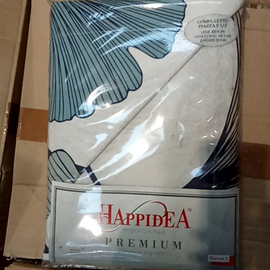Completo Letto - Ginkgo - Tela Cotone 150tc - Happidea - F1 051600010 - 9183