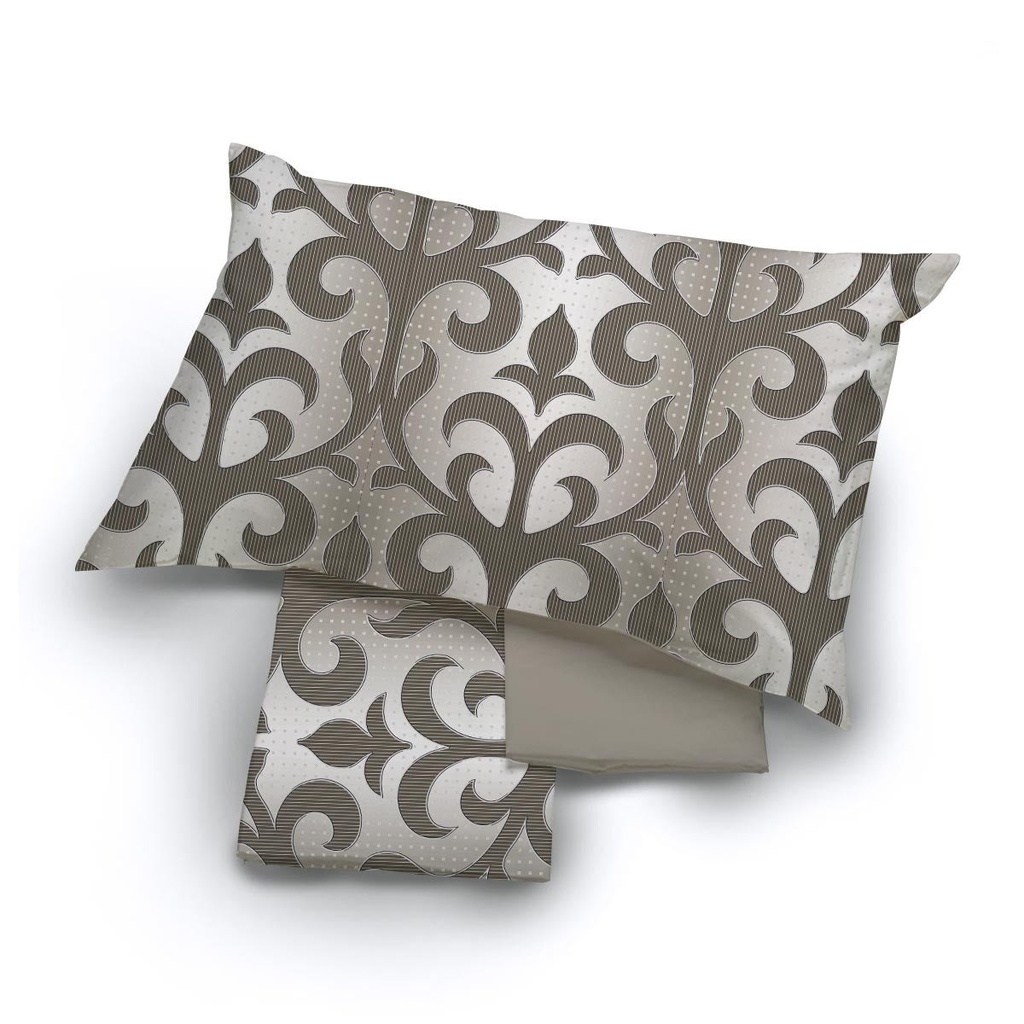 Completo Letto - Paisco - Tela Cotone 150tc - Happidea - F1 052163610 - 9316
