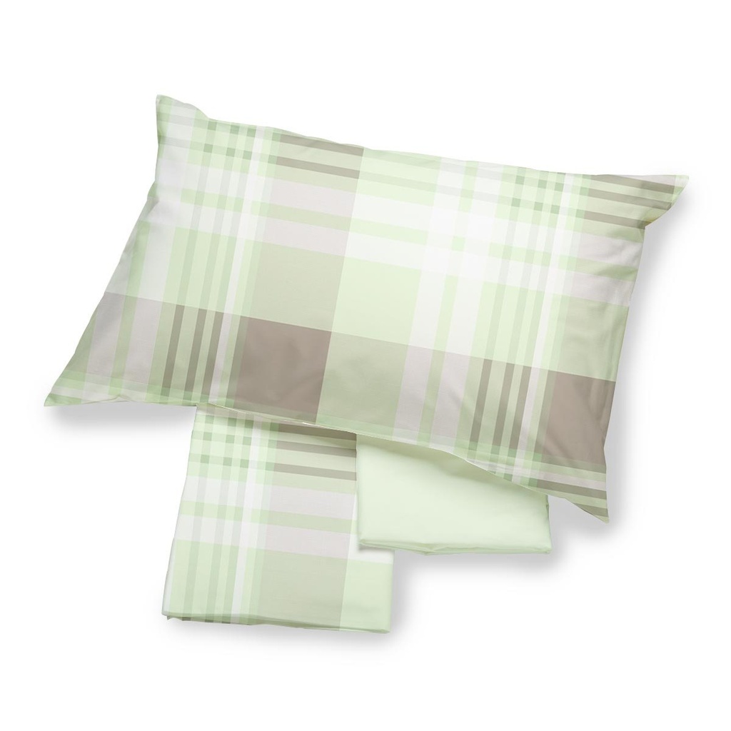 Completo Letto - Scozia - Flanella - Happidea - F1 052163610 - 8305