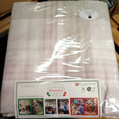 Completo Letto - Scozia - Tela Cotone 150tc - Happidea - F1 052163610 - 8305