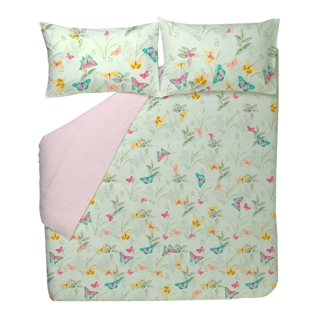 [F1 071144410030113 13E] Parure Copripiumino - Cho Multicolor Fondo - Tela Cotone 150tc - Happidea - F1 071144410 - 0113