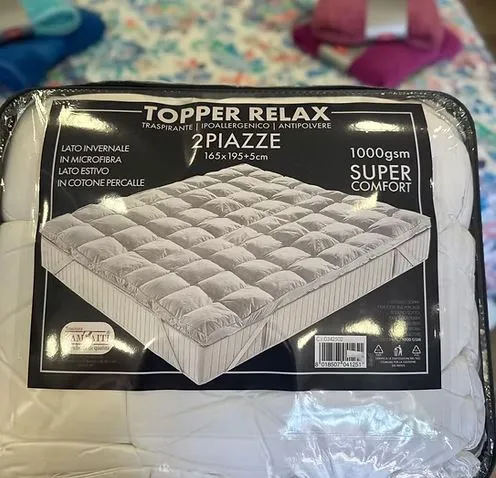 Topper - Relax - Percalle e Microfibra