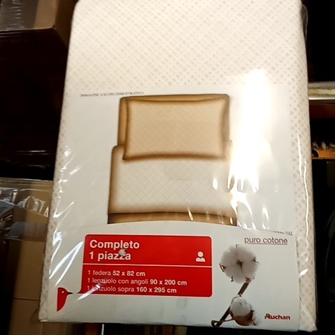 Completo Letto - Maiorca Ecru' - Tela Cotone 150tc - F1 051458210 - 6163
