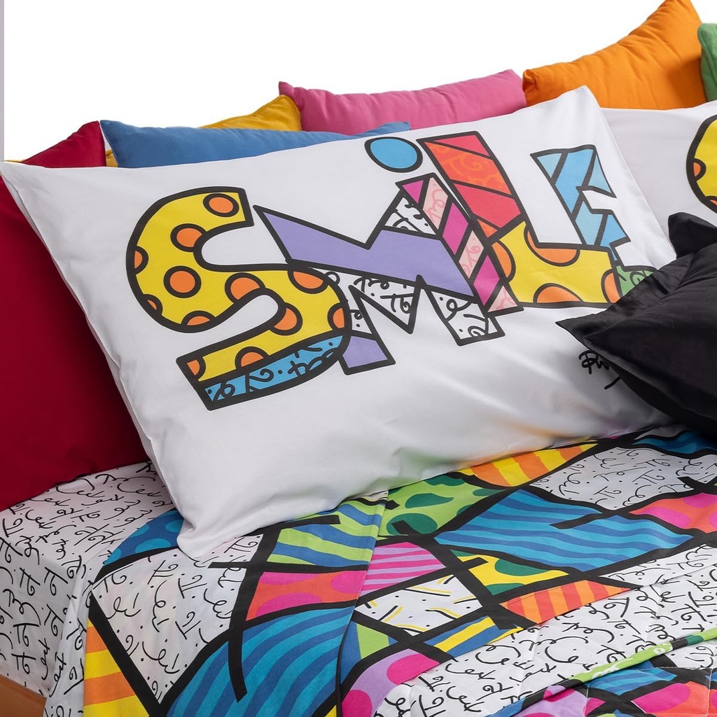 [F1 051542910019395 08] Completo Letto - Colorful Pop - Tela Cotone 150tc - F1 051542910 - 9395