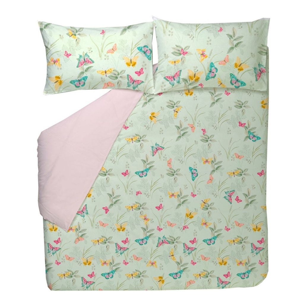 [F1 071144410030113 13E] Parure Copripiumino - Cho Multicolor Fondo - Tela Cotone 150tc - Happidea - F1 071144410 - 0113